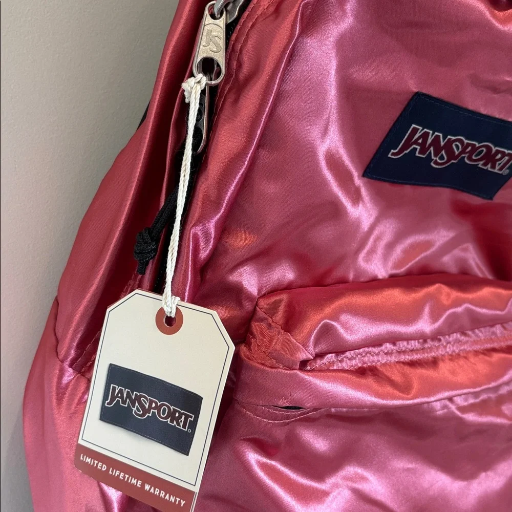 NWT rare Jansport Satin Slate Rose Superbreak One Backpack